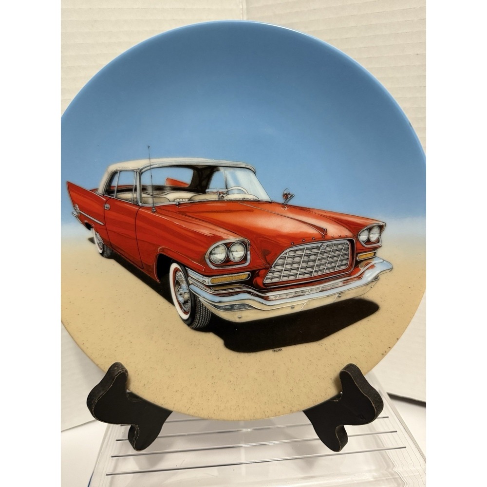 Dream Machines '57 CHRYSLER 300C Plate 1957 #6 /4823A  Red & White Philip Palma